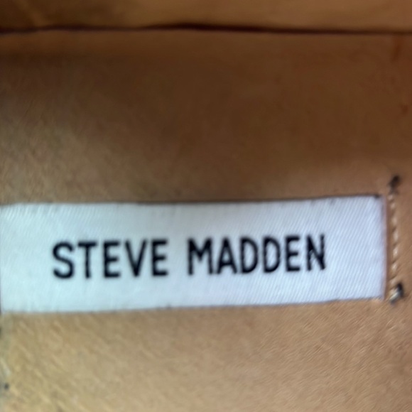 Men's Steve Madden Javin Tan Leather Oxford Shoes - Picture 6 of 9